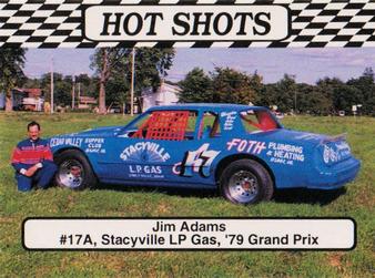 1992 Hot Shots #1638 Jim Adams Front