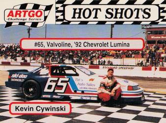 1992 Hot Shots ARTGO #1417 Kevin Cywinski Front