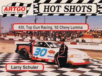 1992 Hot Shots ARTGO #1419 Larry Schuler Front