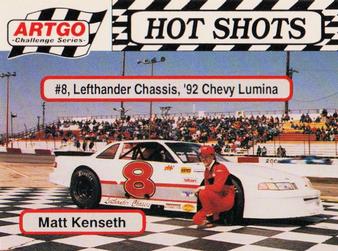 1992 Hot Shots ARTGO #1421 Matt Kenseth Front