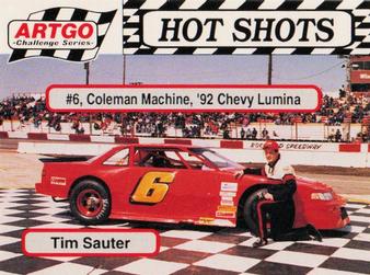 1992 Hot Shots ARTGO #1437 Tim Sauter Front