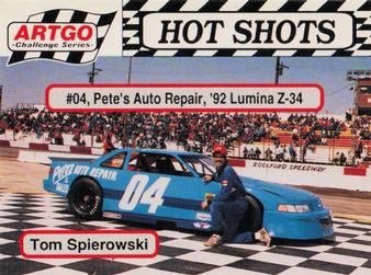 1992 Hot Shots ARTGO #1441 Tom Spierowski Front
