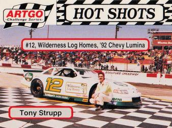 1992 Hot Shots ARTGO #1442 Tony Strupp Front