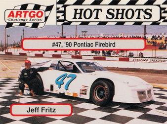 1992 Hot Shots ARTGO #1443 Jeff Fritz Front