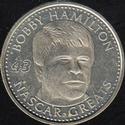 1997 Got-Um Coins #NNO Bobby Hamilton Front