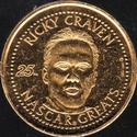 1997 Got-Um Coins - Gold Plated #NNO Ricky Craven Front