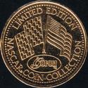 1997 Got-Um Coins - Gold Plated #NNO Bill Elliott Back