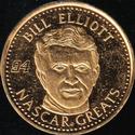 1997 Got-Um Coins - Gold Plated #NNO Bill Elliott Front
