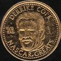 1997 Got-Um Coins - Gold Plated #NNO Derrike Cope Front