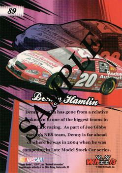 2005 Wheels American Thunder - Beckett Samples #89 Denny Hamlin Back