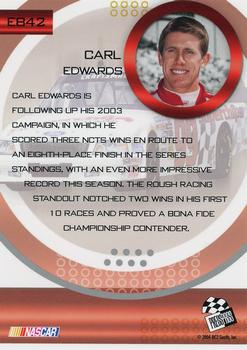 2004 Press Pass Optima - eBay Previews #EB42 Carl Edwards Back