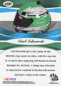 2005 Press Pass Premium - eBay Previews #EB6 Carl Edwards Back