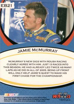 2006 Wheels American Thunder - eBay Previews #EB21 Jamie McMurray Back