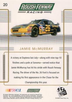 2008 Press Pass Premium - eBay Previews #20 Jamie McMurray Back