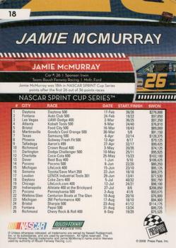 2009 Press Pass - eBay Previews #18 Jamie McMurray Back