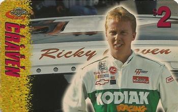 1996 Assets - $2 Phone Cards #8 Ricky Craven Front