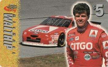 1996 Assets - $5 Phone Cards #9 Michael Waltrip Front
