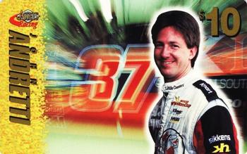 1996 Assets - $10 Phone Cards #1 John Andretti Front