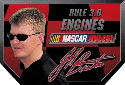 1999 Racing Champions NASCAR Rules! #3 Jeff Burton Front