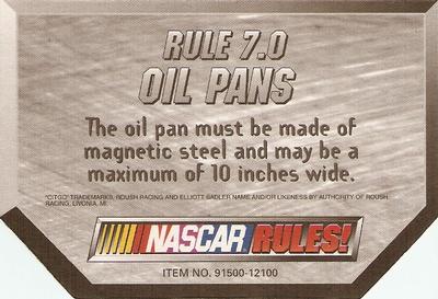 1999 Racing Champions NASCAR Rules! #7 Elliott Sadler Back