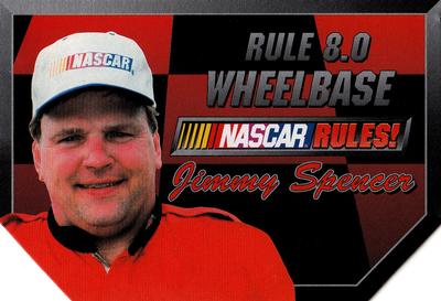 1999 Racing Champions NASCAR Rules! #8 Jimmy Spencer Front