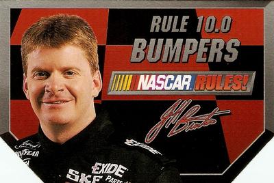 1999 Racing Champions NASCAR Rules! #10 Jeff Burton Front