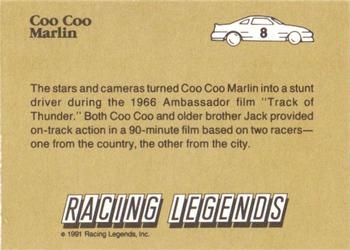1991 Racing Legends Coo Coo Marlin #8 Coo Coo Marlin Back