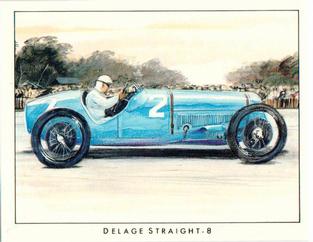 1992 Golden Era Grand Prix The Early Years #4 Delage Straight-8 Front