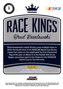 2017 Donruss #9 Brad Keselowski Back