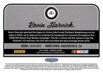 2017 Donruss #101 Kevin Harvick Back