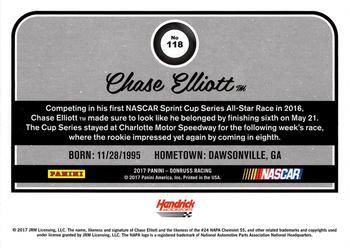 2017 Donruss #118 Chase Elliott Back