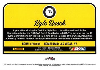 2017 Donruss #123 Kyle Busch Back