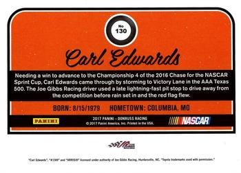2017 Donruss #130 Carl Edwards Back
