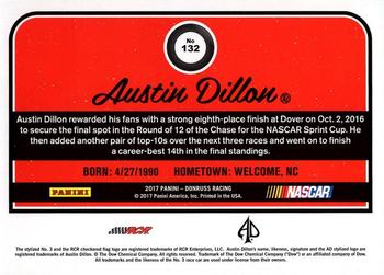 2017 Donruss #132 Austin Dillon Back