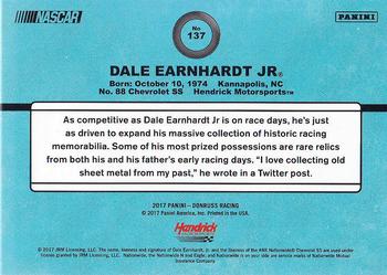 2017 Donruss #137 Dale Earnhardt Jr. Back