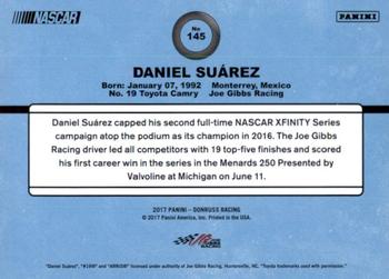 2017 Donruss #145 Daniel Suarez Back