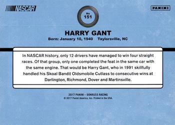 2017 Donruss #151 Harry Gant Back