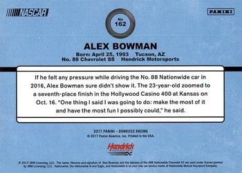 2017 Donruss #162 Alex Bowman Back