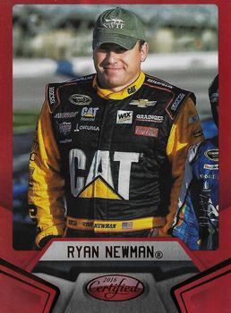 2016 Panini Certified - Mirror Red #16 Ryan Newman Front
