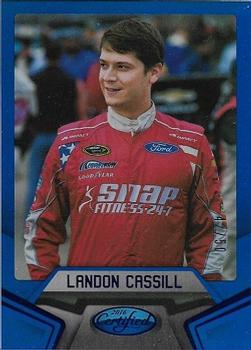 2016 Panini Certified - Mirror Blue #25 Landon Cassill Front
