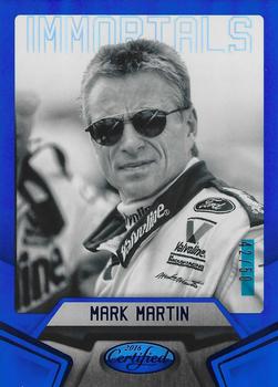 2016 Panini Certified - Mirror Blue #76 Mark Martin Front