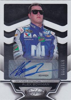 2016 Panini Certified - Certified Potential Signatures #CP-AB Alex Bowman Front