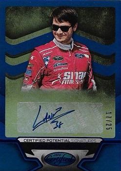 2016 Panini Certified - Certified Potential Signatures Mirror Blue #CP-LC Landon Cassill Front