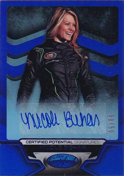 2016 Panini Certified - Certified Potential Signatures Mirror Blue #CP-NB Nicole Behar Front