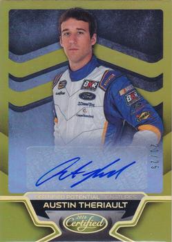 2016 Panini Certified - Certified Potential Signatures Mirror Gold #CP-AT Austin Theriault Front