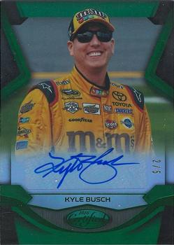 2016 Panini Certified - Certified Signatures Mirror Green #KY Kyle Busch Front