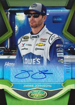 2016 Panini Certified - Certified Signatures Mirror Gold #JJ Jimmie Johnson Front