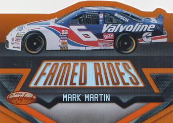 2016 Panini Certified - Famed Rides Mirror Orange #FR3 Mark Martin Front