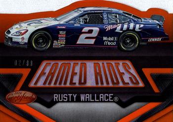 2016 Panini Certified - Famed Rides Mirror Orange #FR4 Rusty Wallace Front