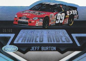 2016 Panini Certified - Famed Rides Mirror Silver #FR20 Jeff Burton Front